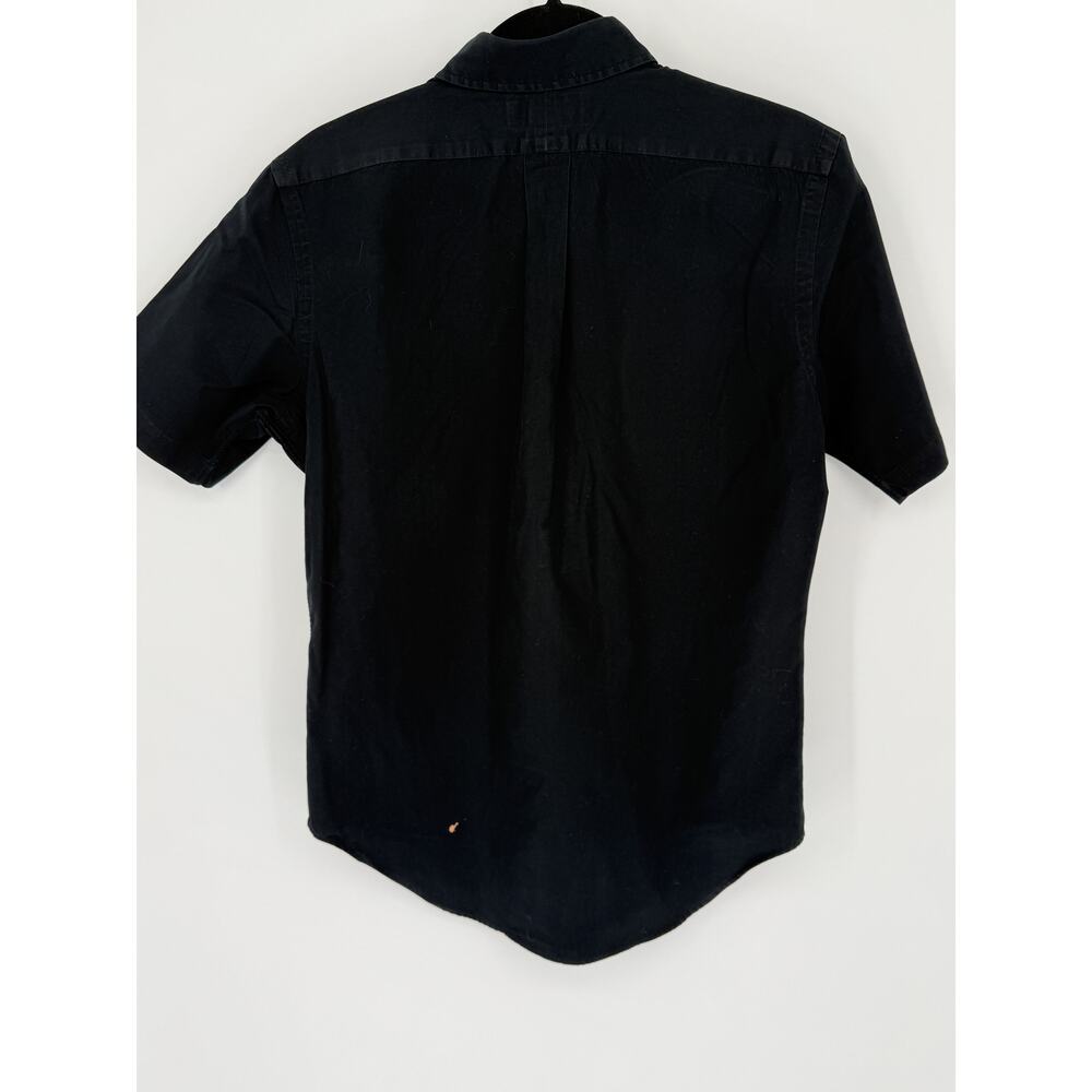 Ralph Lauren Golf Mens Black Classic Fit Button Down Short Sleeve Shirt S Preppy - Picture 3 of 6